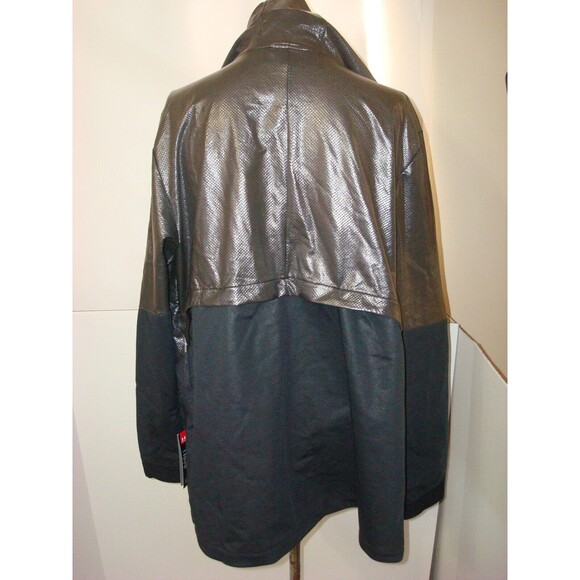 New Mens XL Under Armour NWT Swacket Jacket Black Wind Resistant Zipper Pockets - Picture 4 of 10